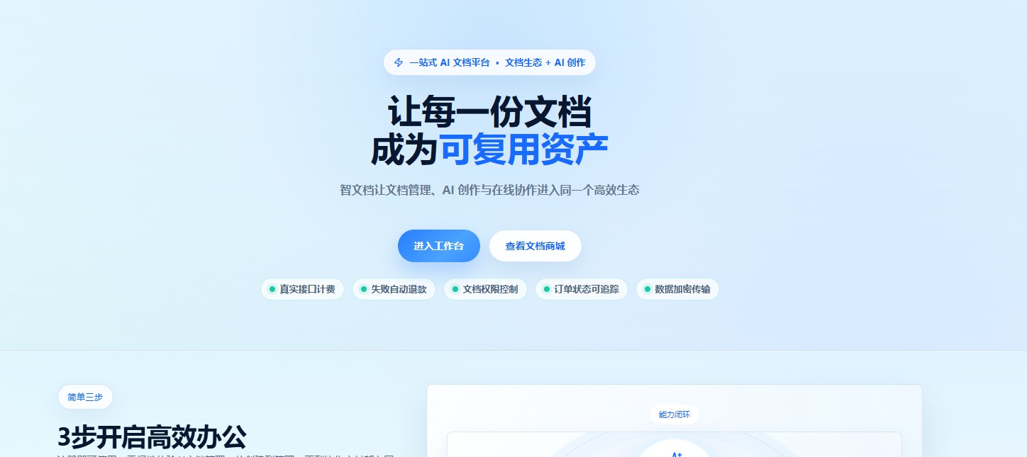 文档创作平台:鲲穹智文档,一站式搞定文档全流程办公需求